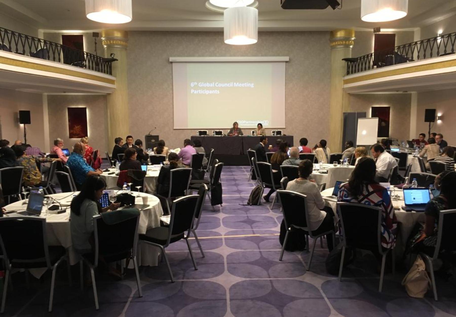 المجلس السادس لشراكة المجتمع المدني لفعالية التنمية المجلس السادس لشراكة المجتمع المدني لفعالية التنمية