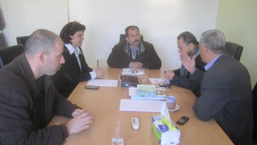 Meeting with our Palestinian Partners at the Headquarters of APN