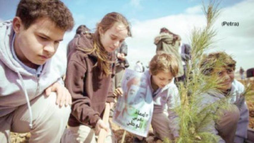 العربية تشارك في تشييد غابة بإسم الشهيد معاذ الكساسبة